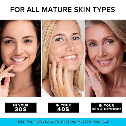 SimplyVital Collagen, Retinol & Hyaluronic Acid Cream - Anti-aging moisturizer for face, neck, and décolleté